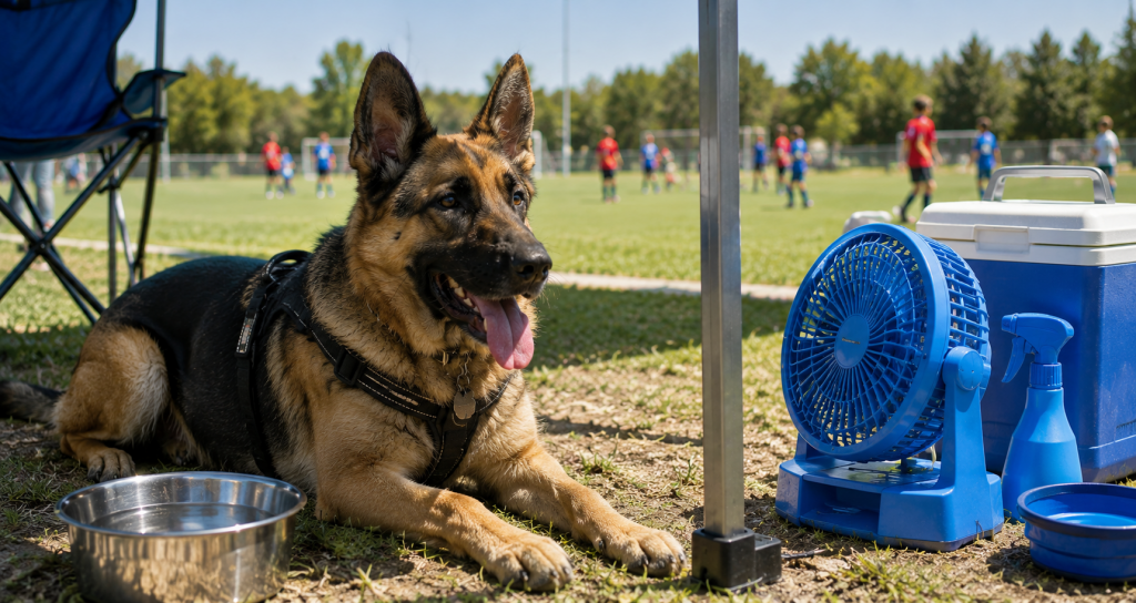 Heatstroke prevention in dogs